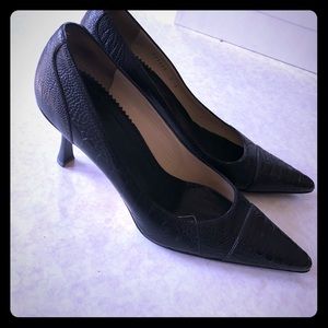 Gucci’s alligator/crocodile heels